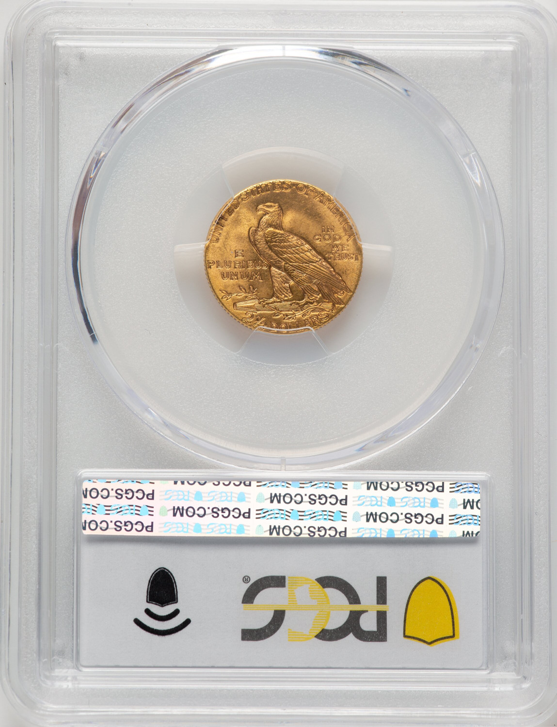 1909 $2.50 Indian Quarter Eagle PCGS MS66. Second Image