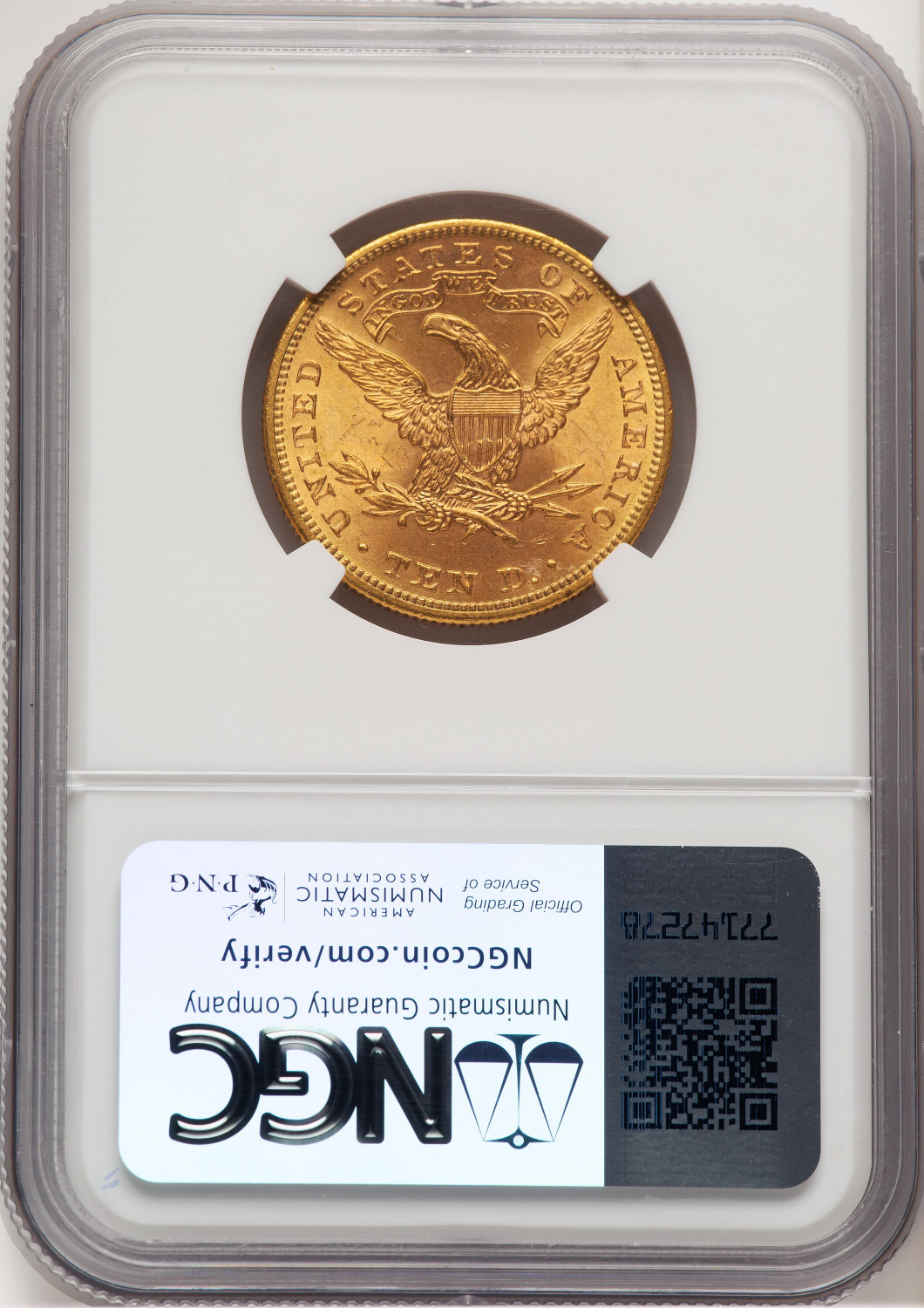 1899 $10 Liberty Eagle NGC MS65 (507436027). Second Image