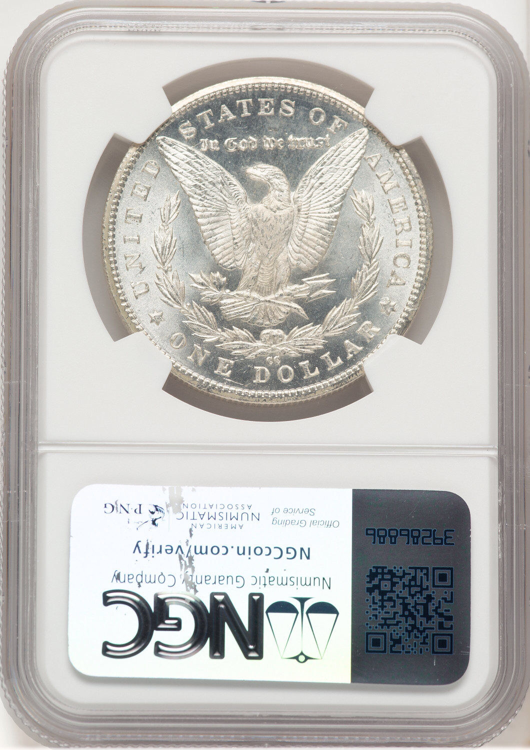 1885-CC Morgan Dollar NGC MS65+. Second Image