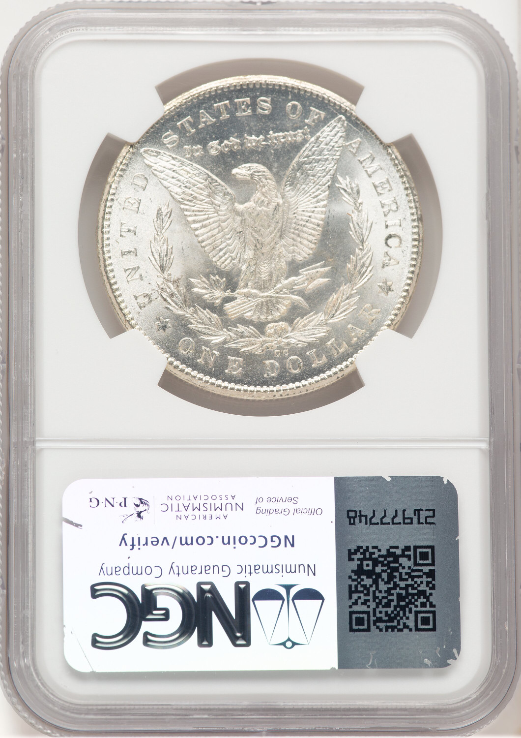 1878-CC Morgan Dollar NGC MS66 (507439012). Second Image
