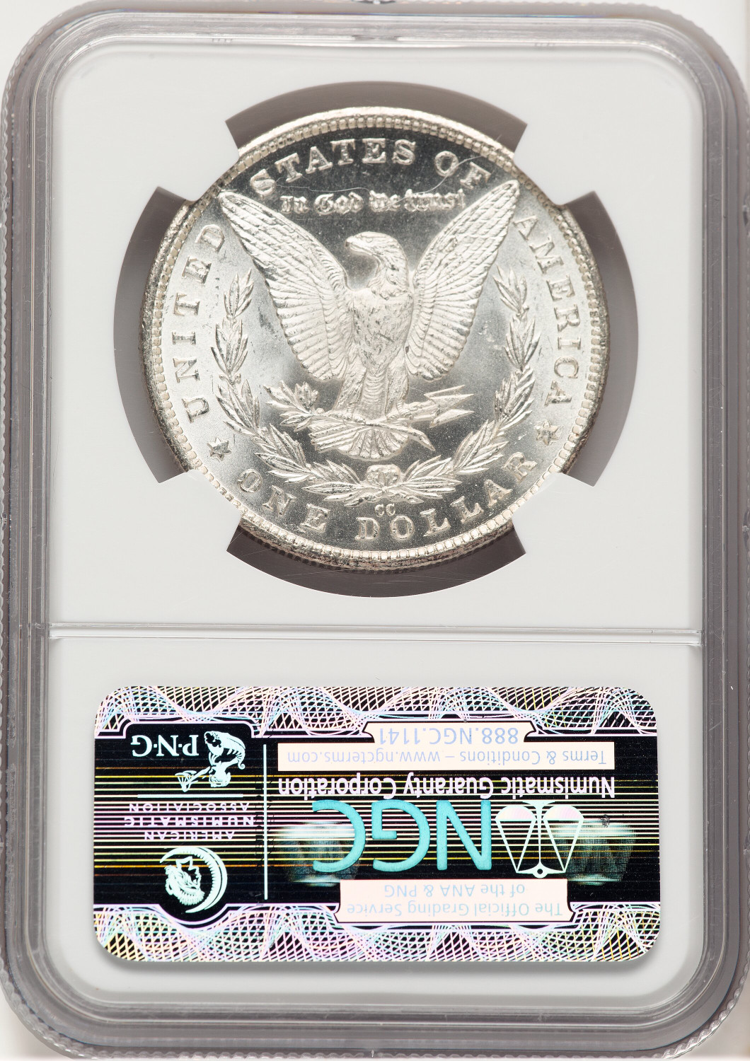 1881-CC Morgan Dollar NGC MS65 (778807008). Second Image
