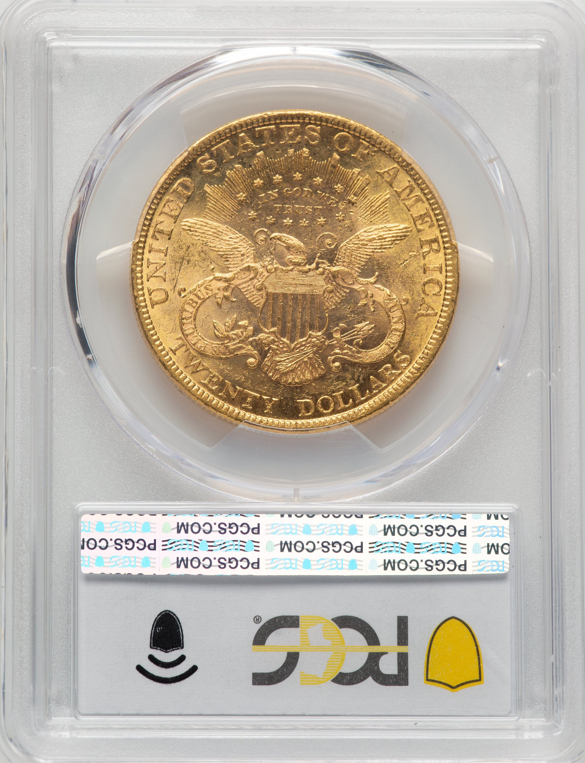 1892 $20 Liberty Double Eagle PCGS MS61. Second Image