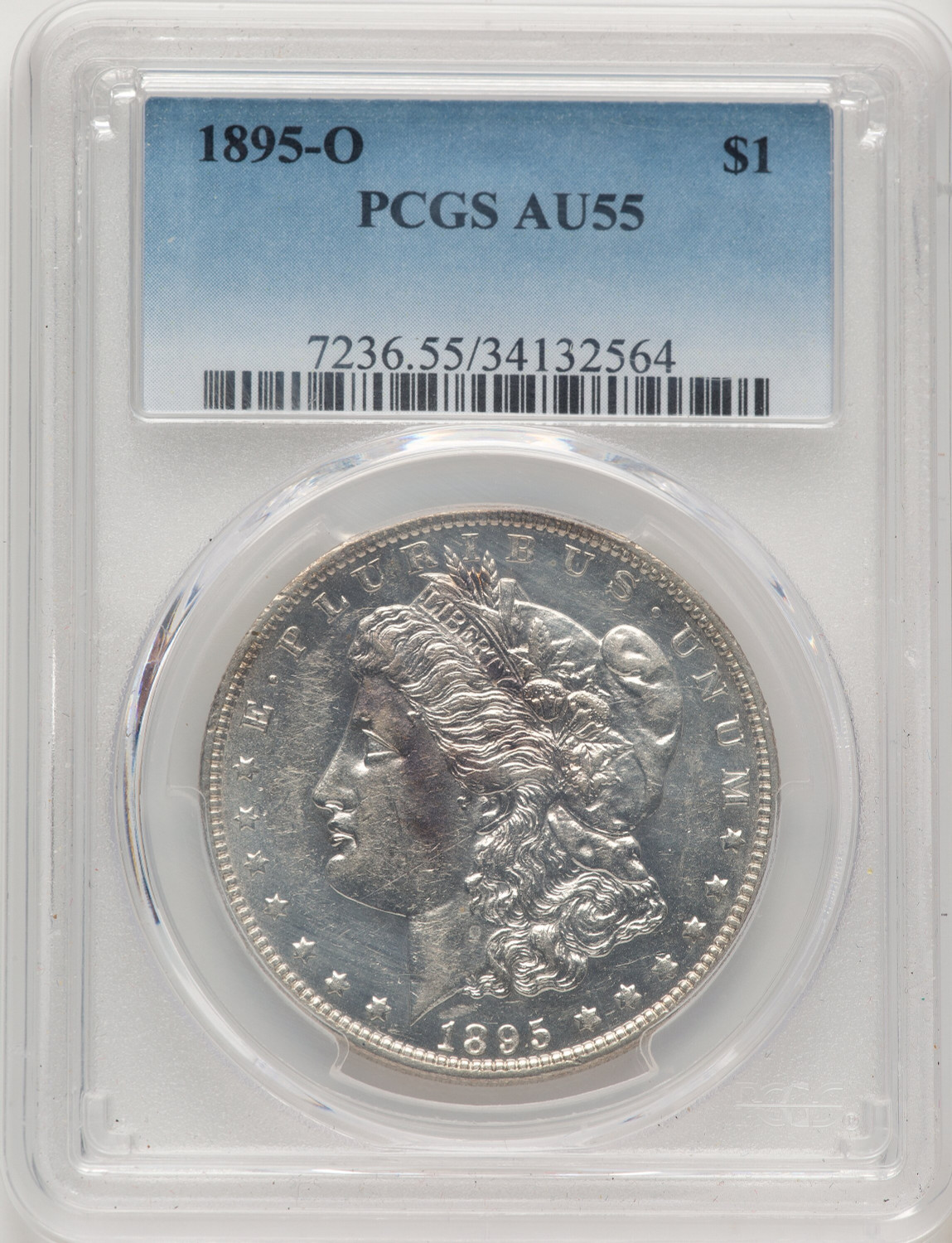 1895-O Morgan Dollar PCGS AU55