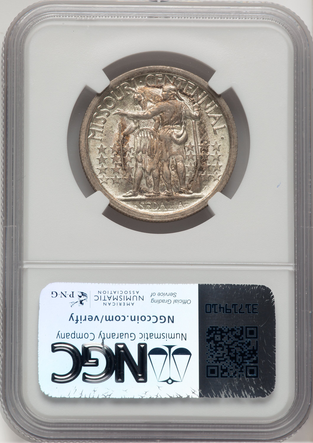 1921 50C Missouri Commemorative Silver NGC MS66 (521164011). Second Image