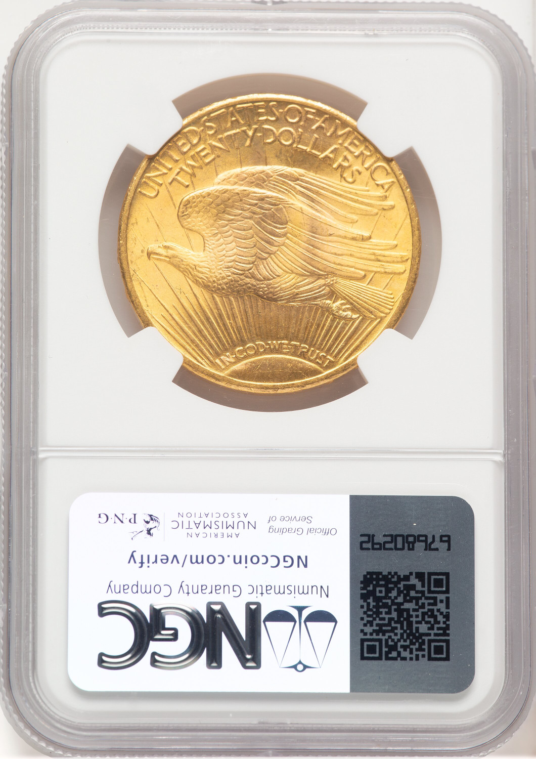 1924 $20 Saint Saint-Gaudens Double Eagle NGC MS66+ (779331019). Second Image