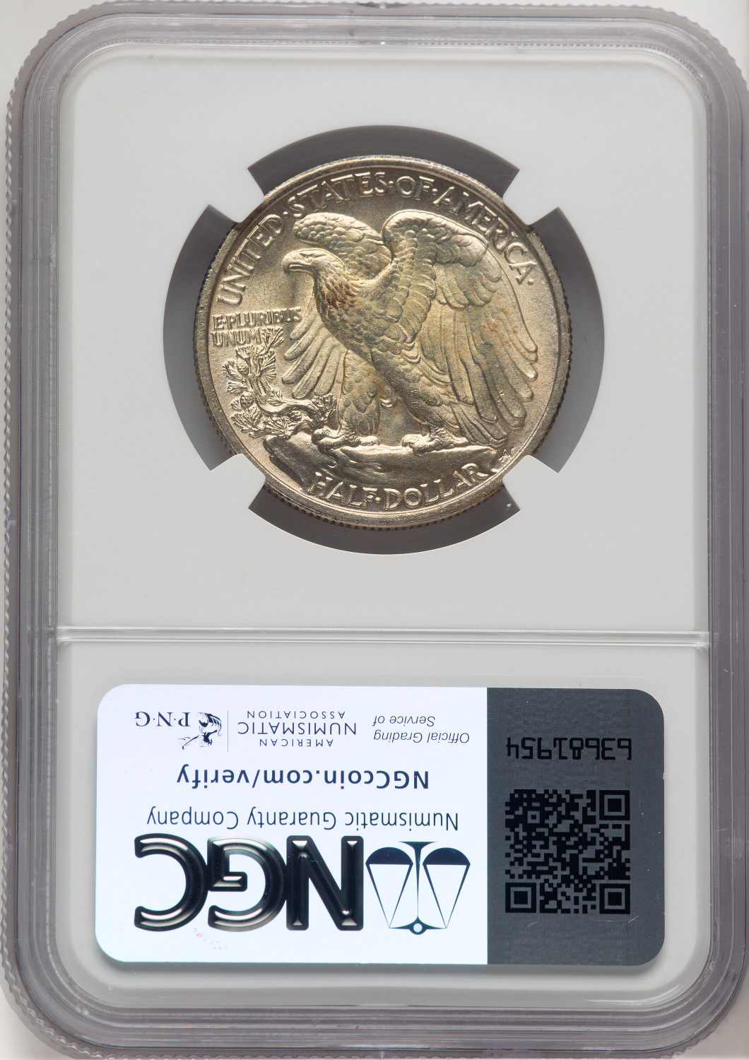 1935 50C Walking Liberty Half Dollar NGC MS67+ (777159021). Second Image
