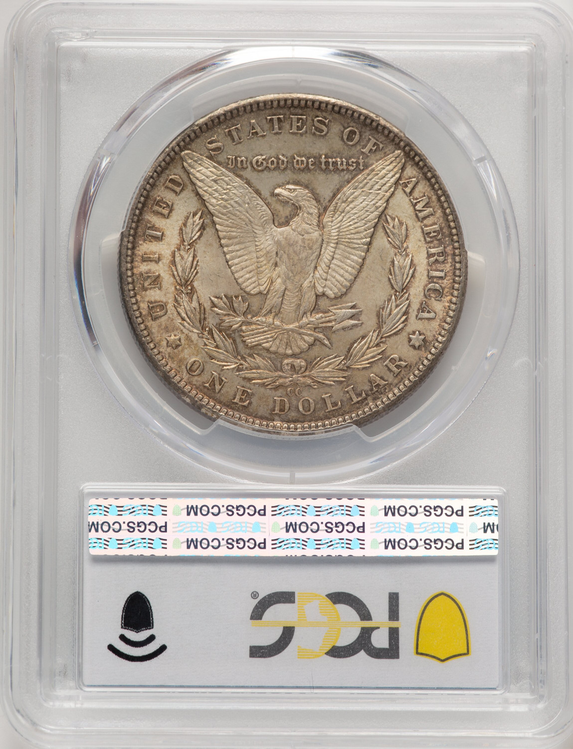 1890-CC Morgan Dollar PCGS MS63 (778223005). Second Image