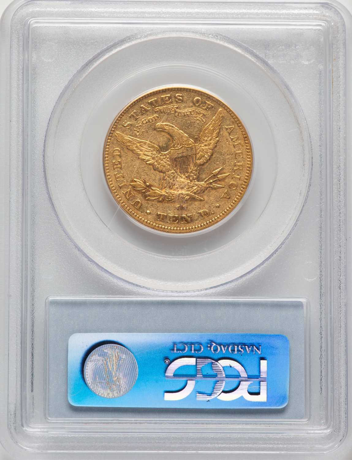 1879-CC $10 Liberty Eagle PCGS XF45. Second Image