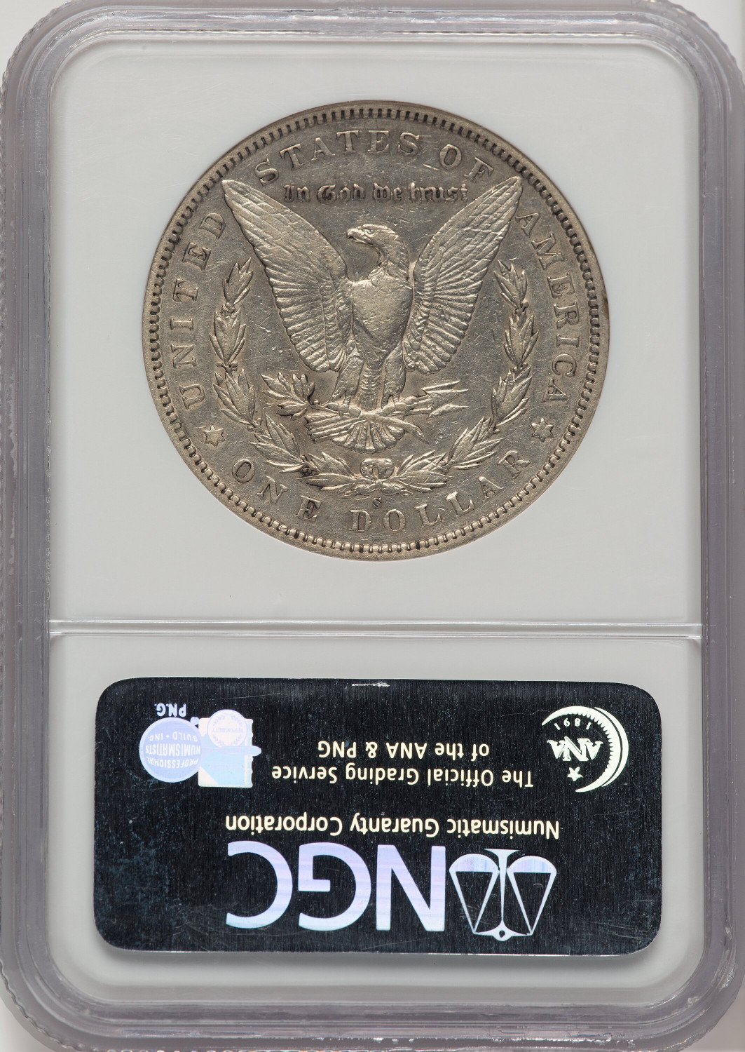 1895-S Morgan Dollar NGC XF40. Second Image