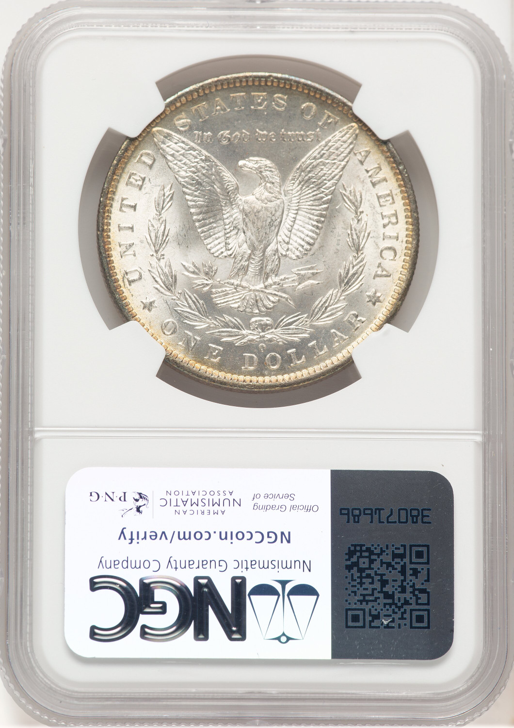 1884-O Morgan Dollar NGC MS67 (507435003). Second Image