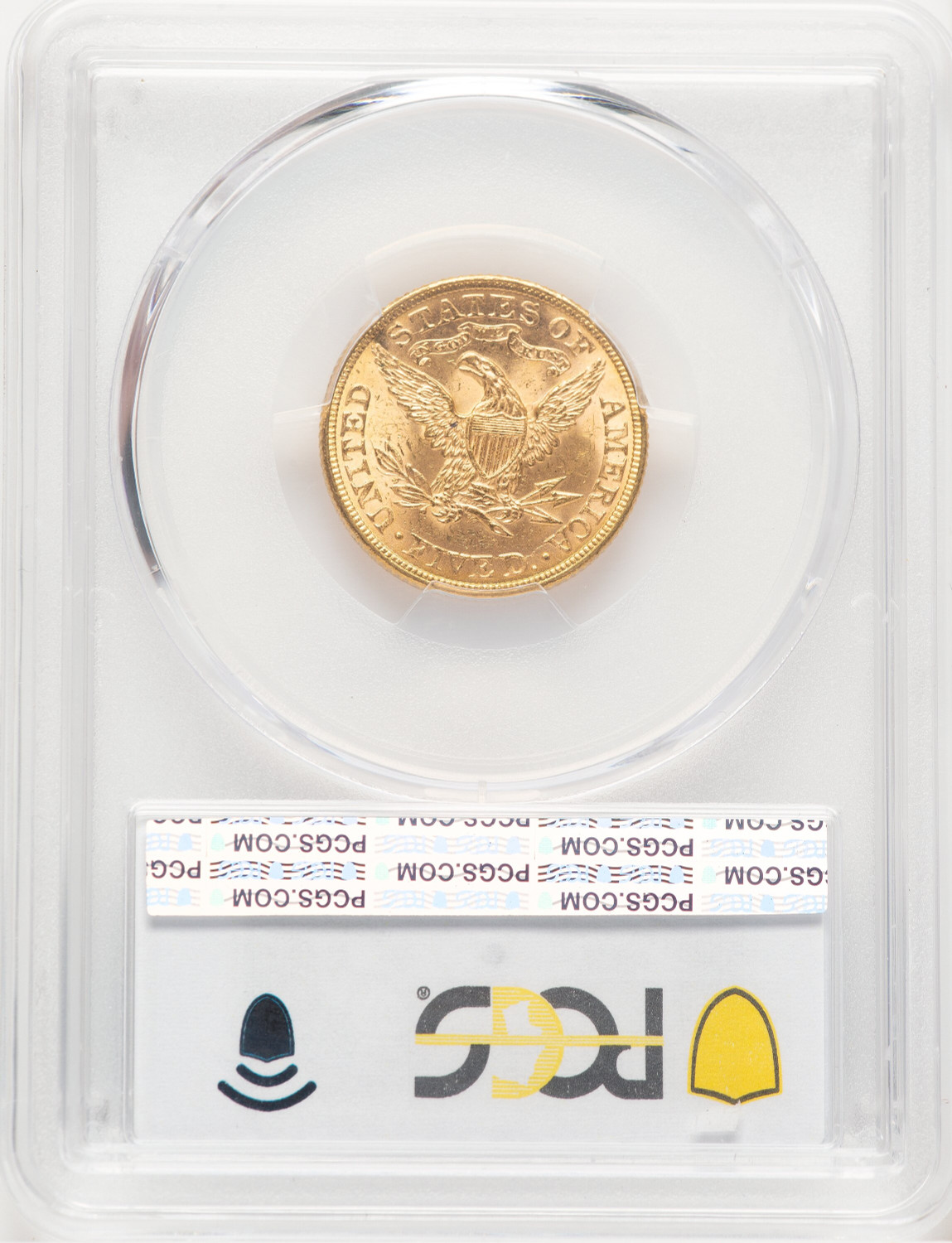 1891 $5 Liberty Half Eagle PCGS MS64 (777398044). Second Image