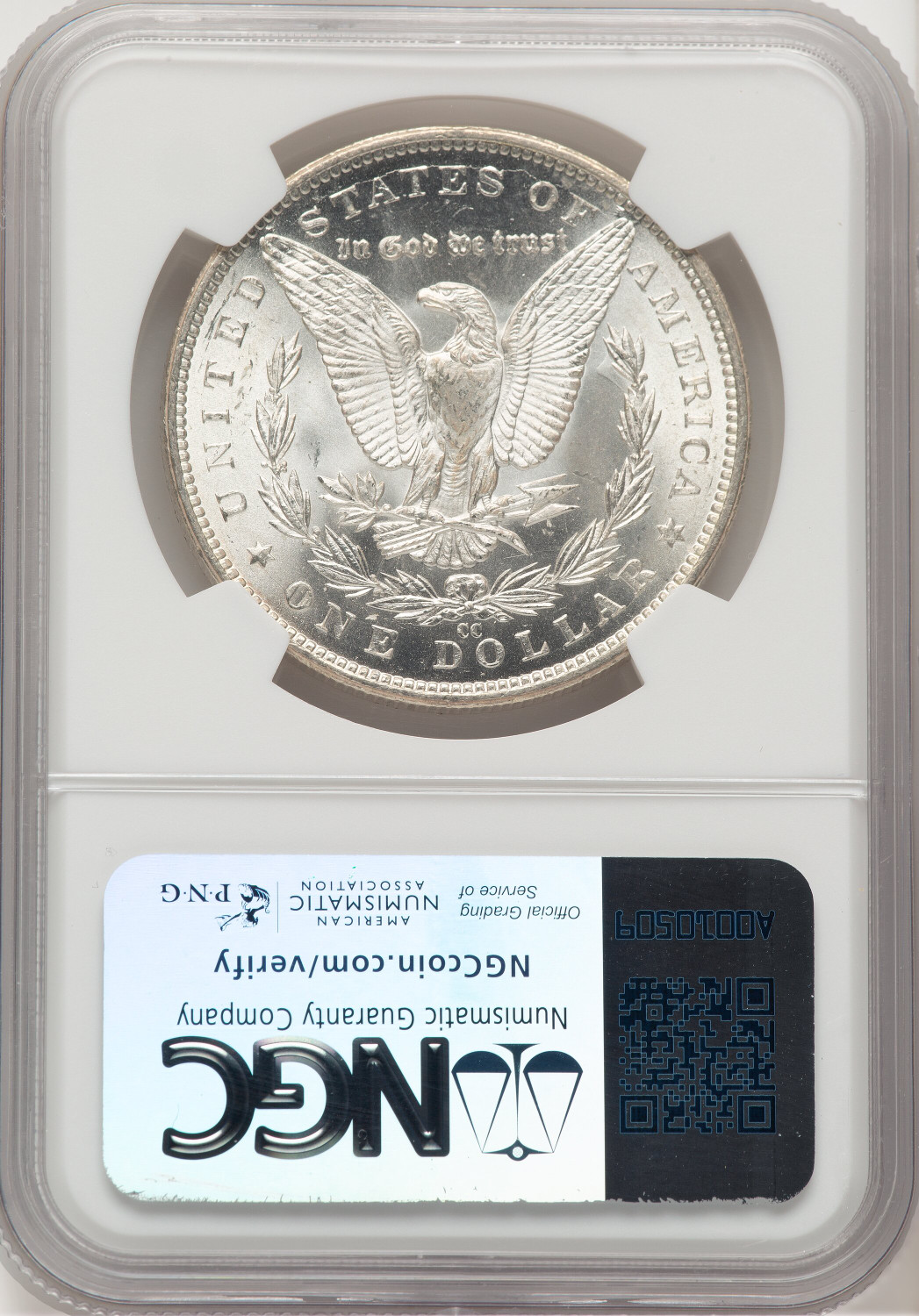 1883-CC Morgan Dollar NGC MS66 (521164022). Second Image