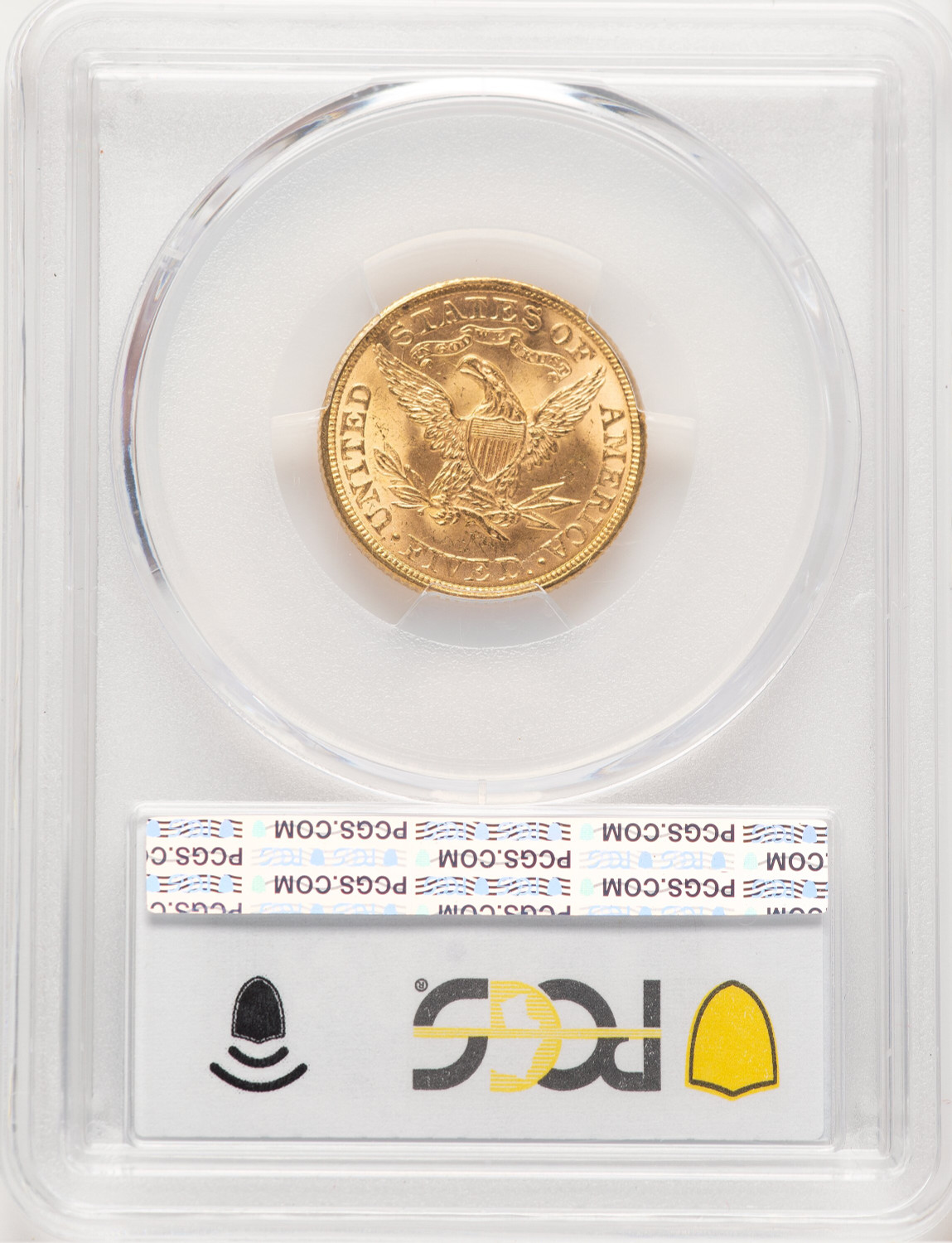 1891 $5 Liberty Half Eagle PCGS MS64 (777398045). Second Image