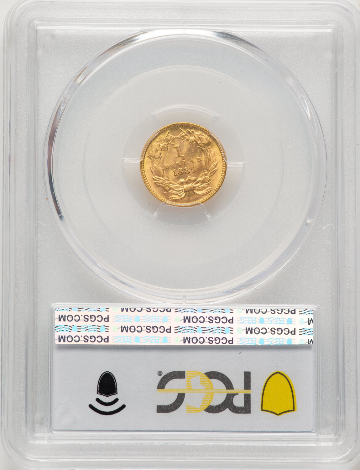 1889 G$1 Gold Dollar PCGS MS67. Second Image