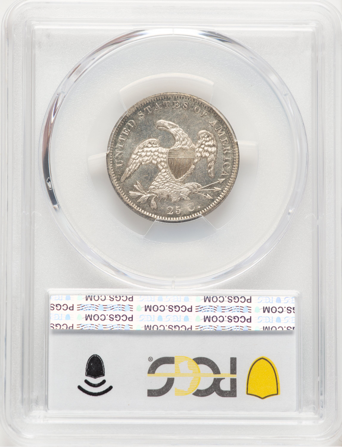 1837 25C CAC Bust Quarter PCGS MS65. Second Image