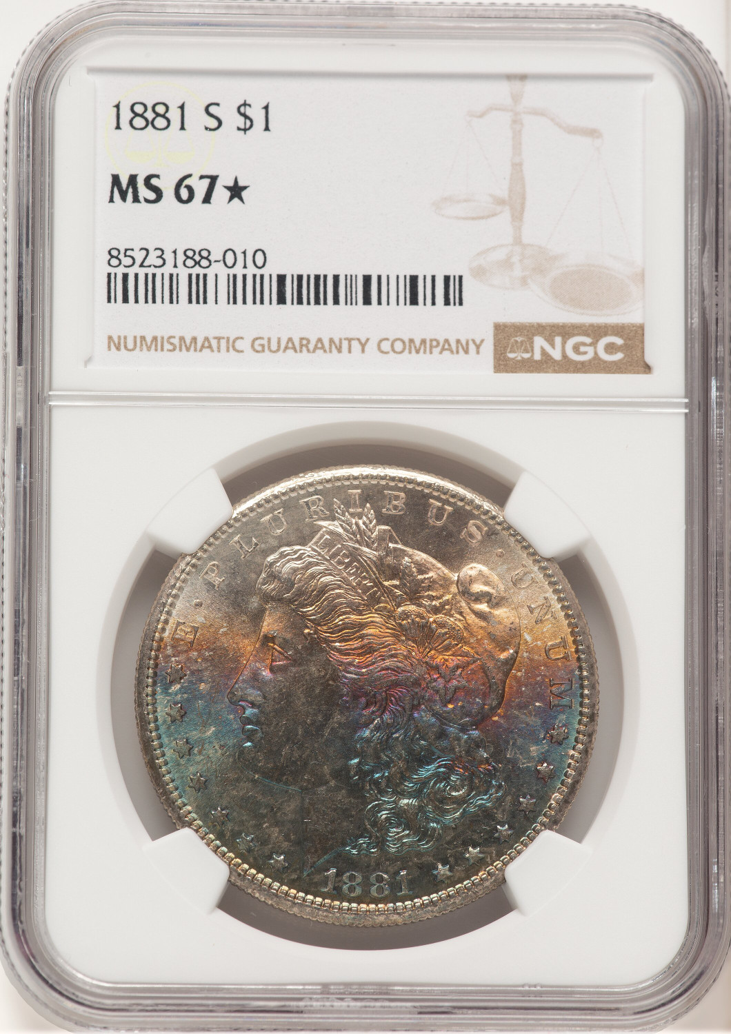 1881-S Morgan Dollar NGC MS67 (777989005)