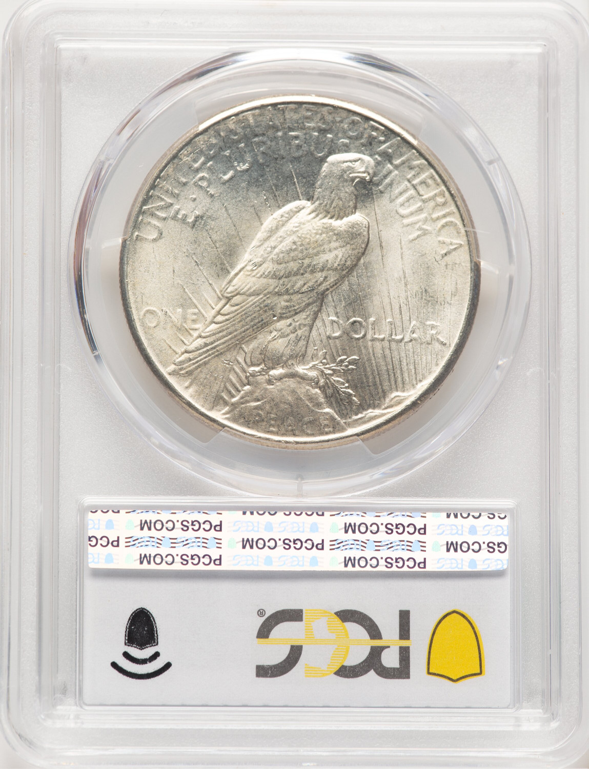 1926 CAC Peace Dollar PCGS MS65+. Second Image