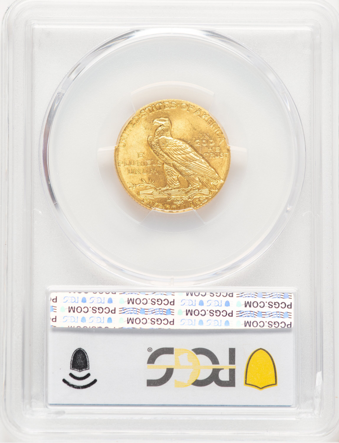 1908 $5 Indian Indian Half Eagle PCGS MS65 (779570008). Second Image