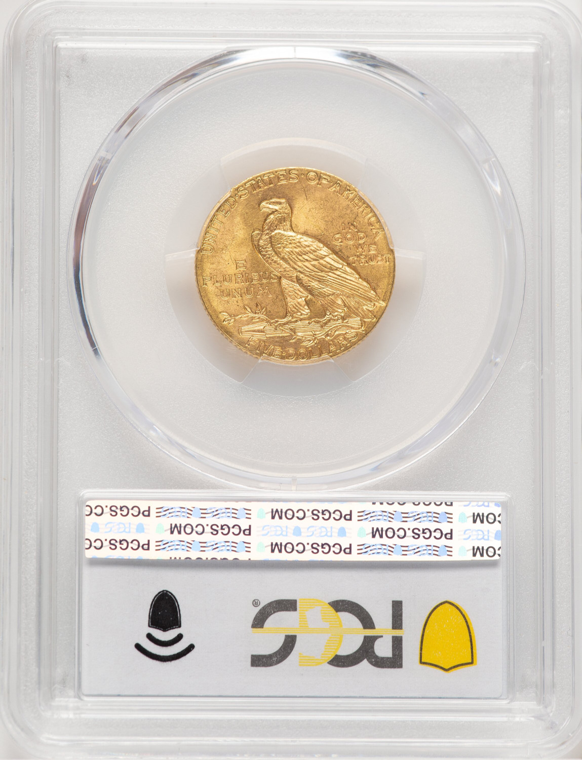 1908 $5 Indian Indian Half Eagle PCGS MS65 (779223001). Second Image