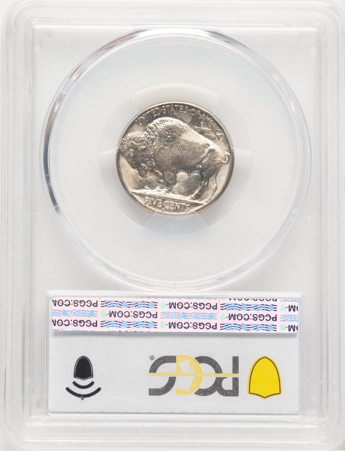 1937-S 5C Buffalo Nickel PCGS MS67 (507437002). Second image.