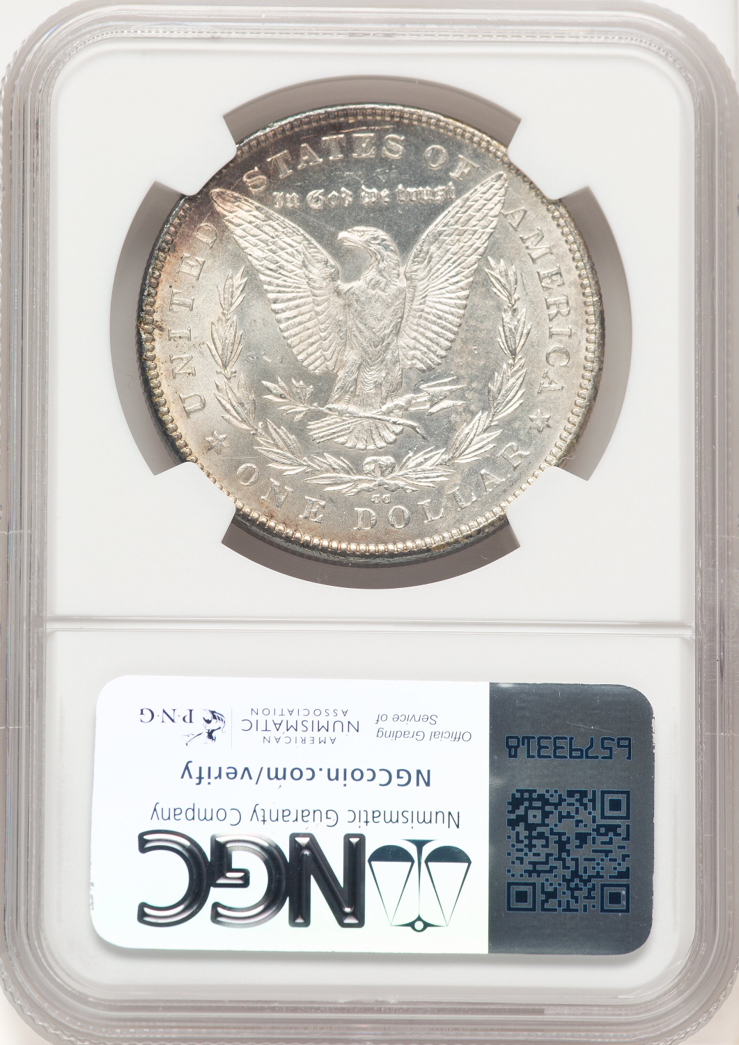 1878-CC Morgan Dollar NGC MS64 (507439005). Second image.