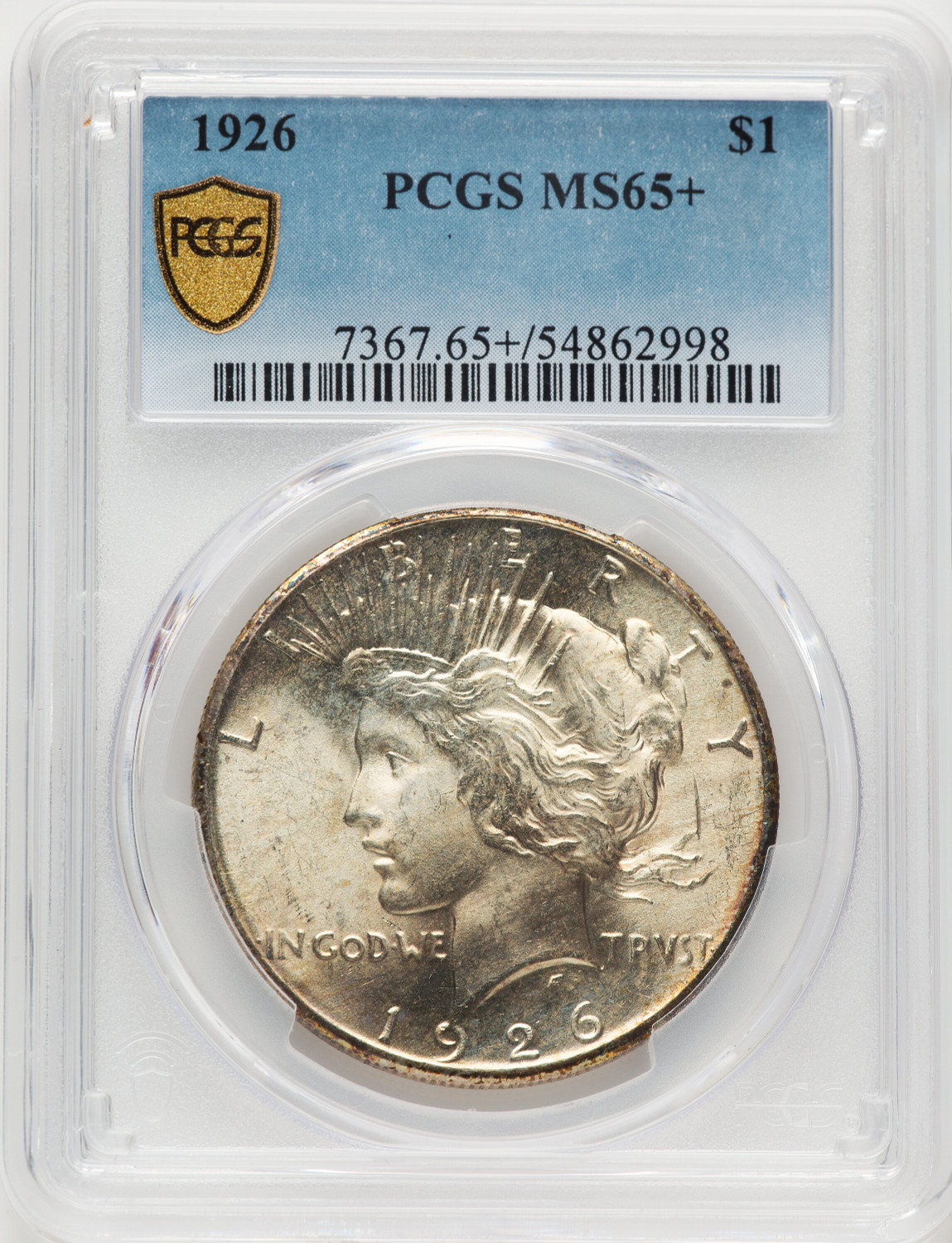 1926 Peace Dollar PCGS MS65+