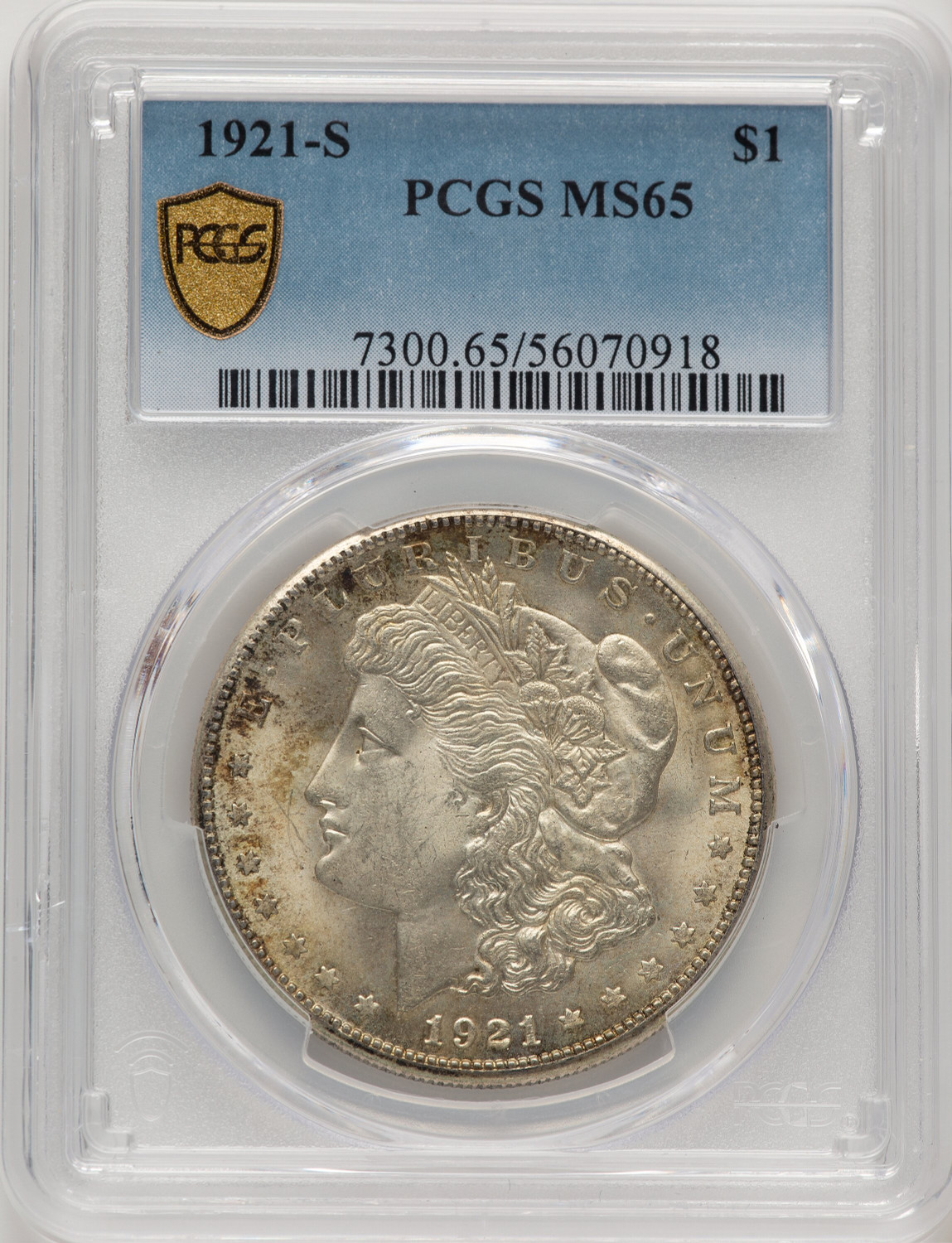 1921-S Morgan Dollar PCGS MS65 (521316025)