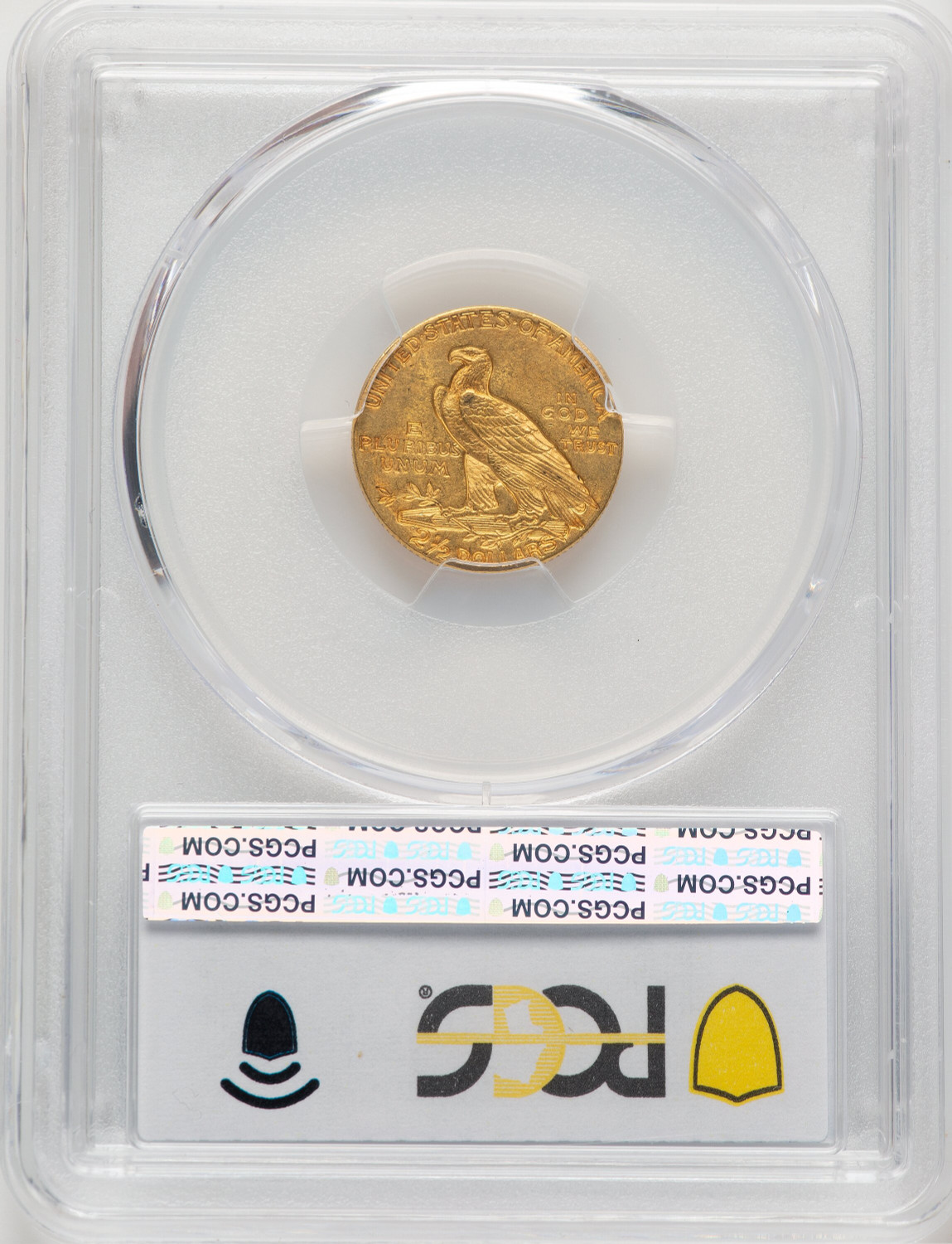 1911 $2.50 Indian Quarter Eagle PCGS MS62 (777602018). Second image.
