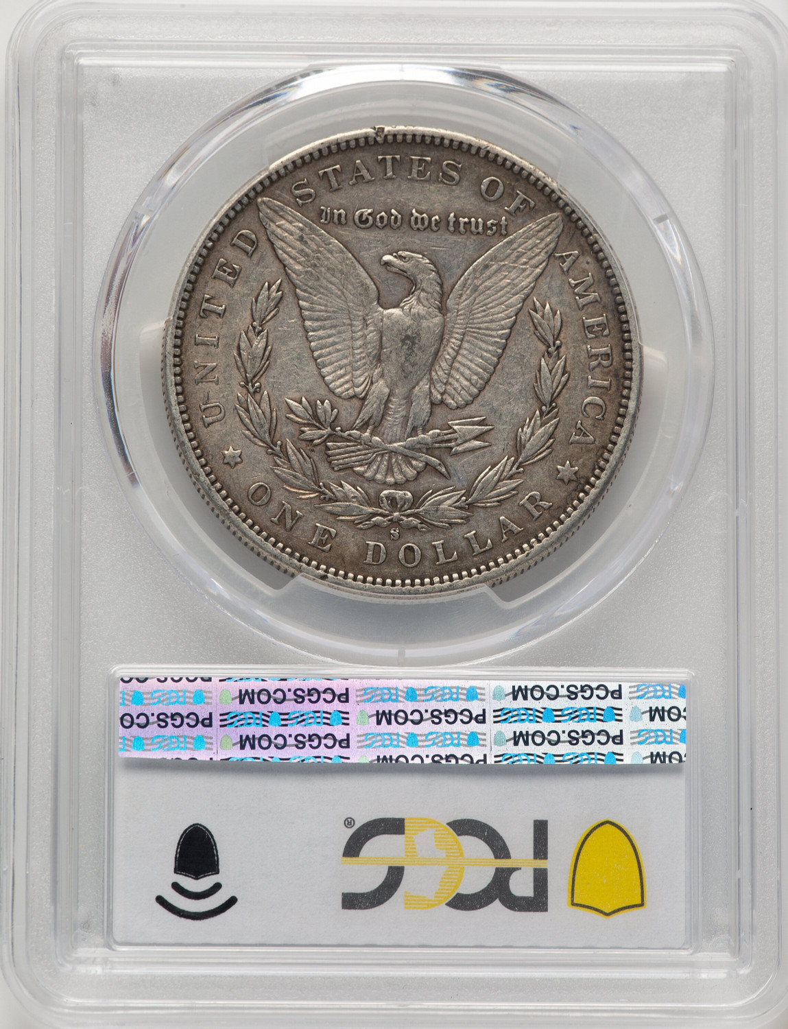 1896-S Morgan Dollar PCGS XF40. Second Image