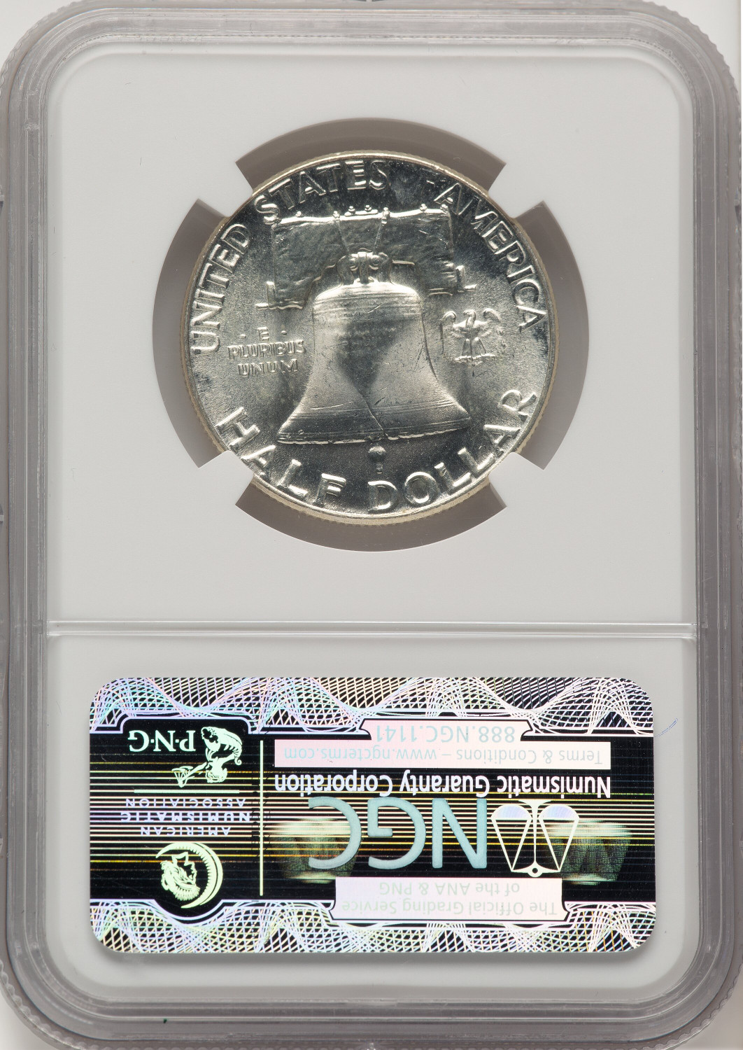 1961 50C FL Franklin Half Dollar NGC MS65. Second Image