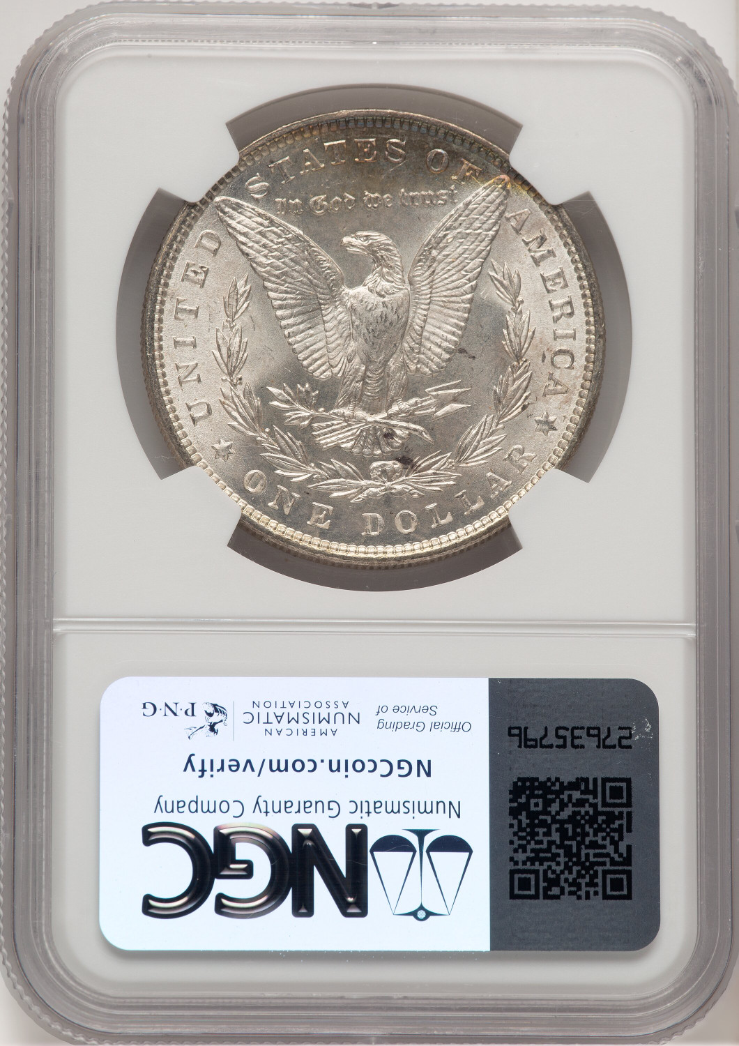 1886 Morgan Dollar NGC MS67 (521316017). Second Image