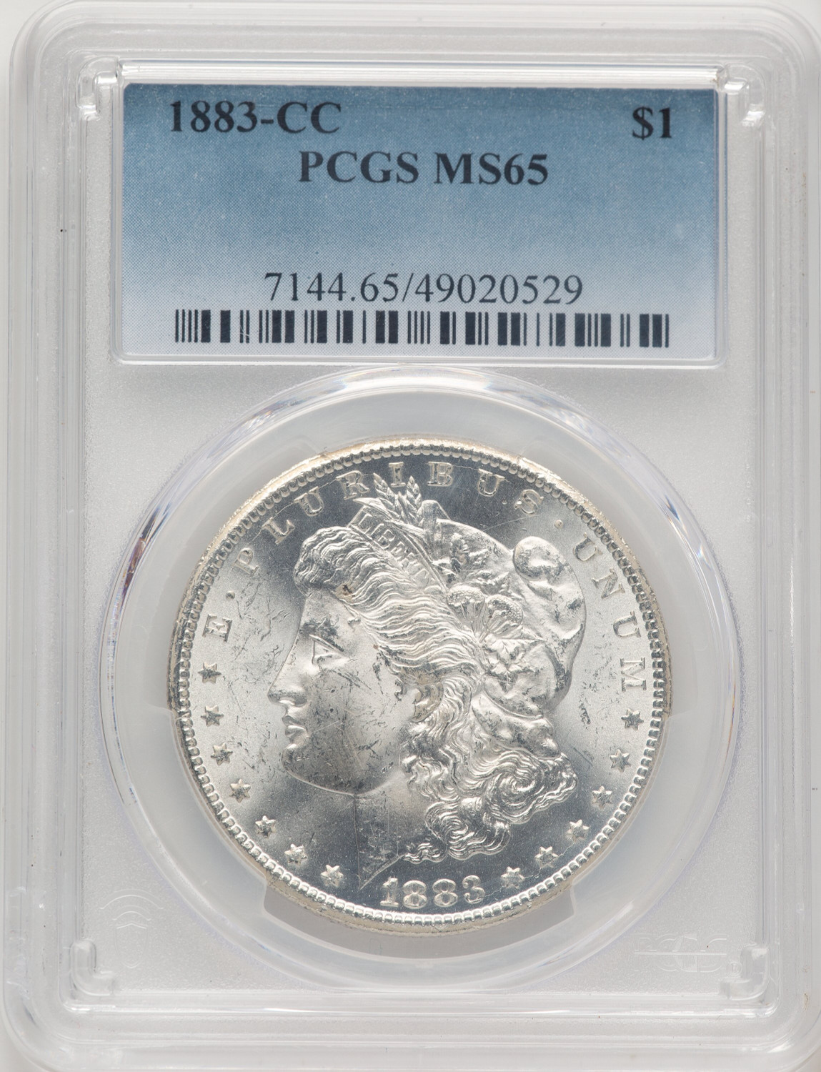 1883-CC Morgan Dollar PCGS MS65 (777410144)