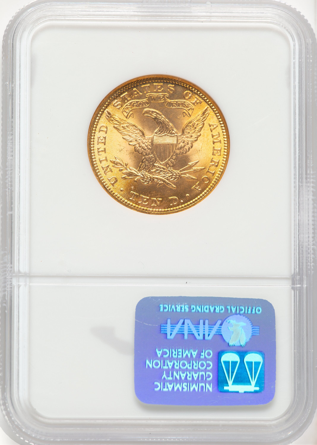 1901 $10 Liberty Eagle NGC MS65 (780078103). Second image.