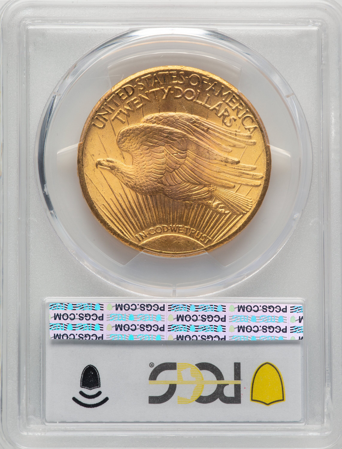 1927 $20 Saint-Gaudens Double Eagle PCGS MS67. Second image.