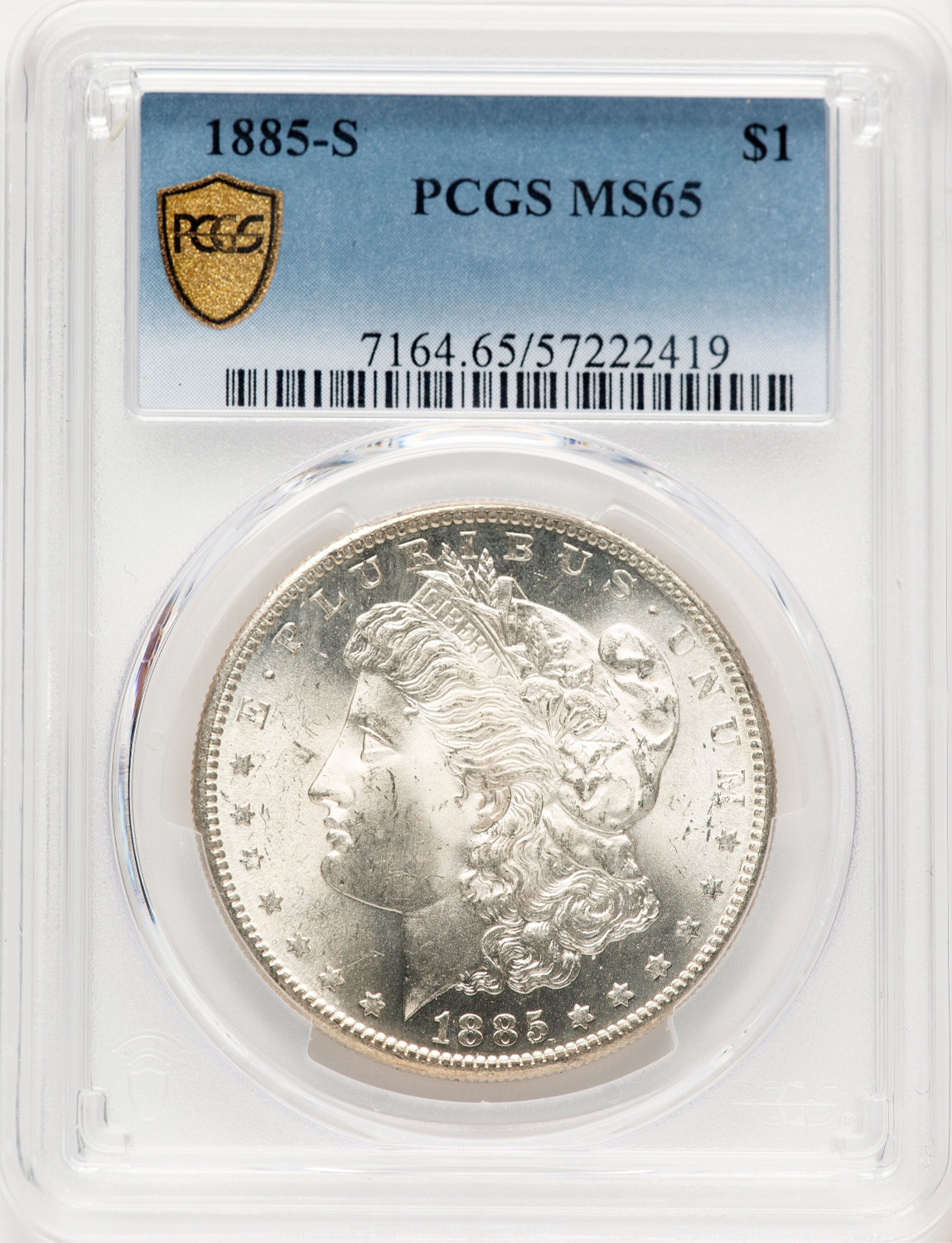 1885-S Morgan Dollar PCGS MS65 (776679014)