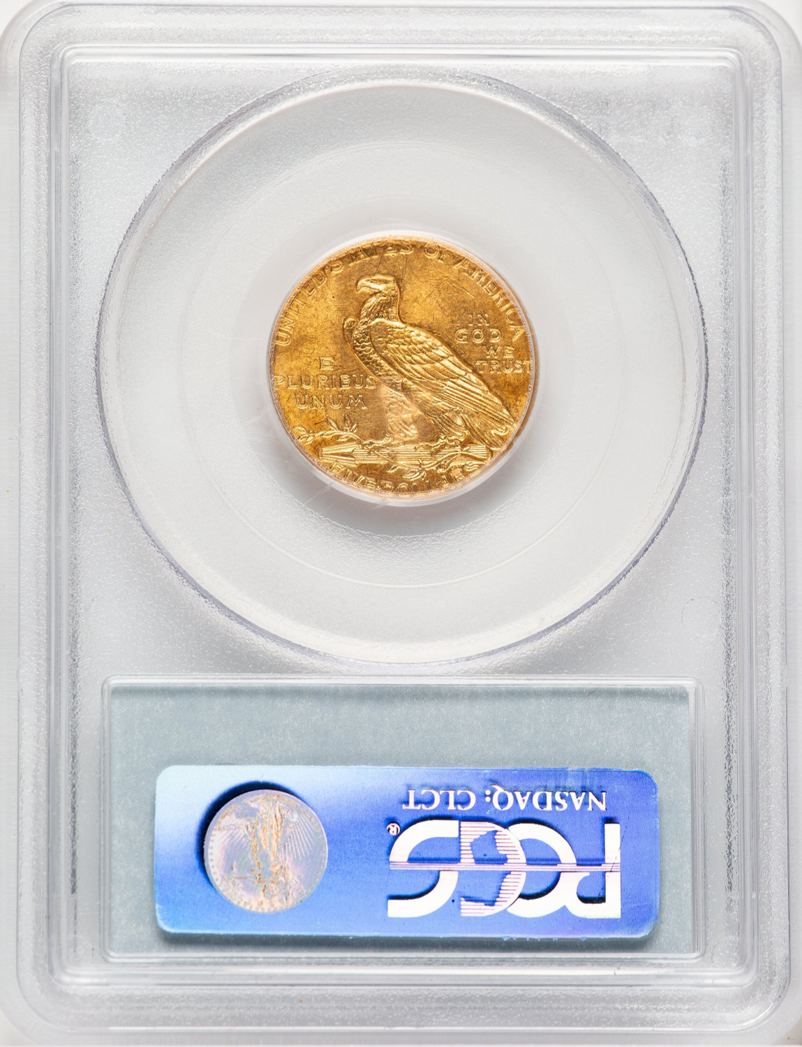 1908 $5 Indian Indian Half Eagle PCGS MS63 (520492020). Second image.