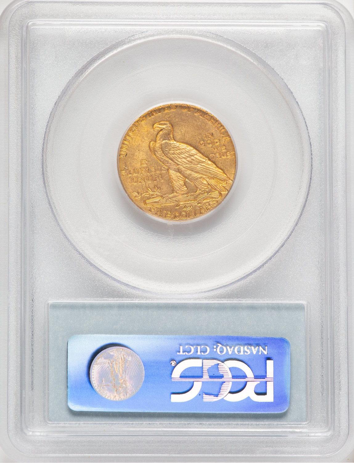 1911 $5 Indian Half Eagle PCGS MS63 (520492021). Second image.