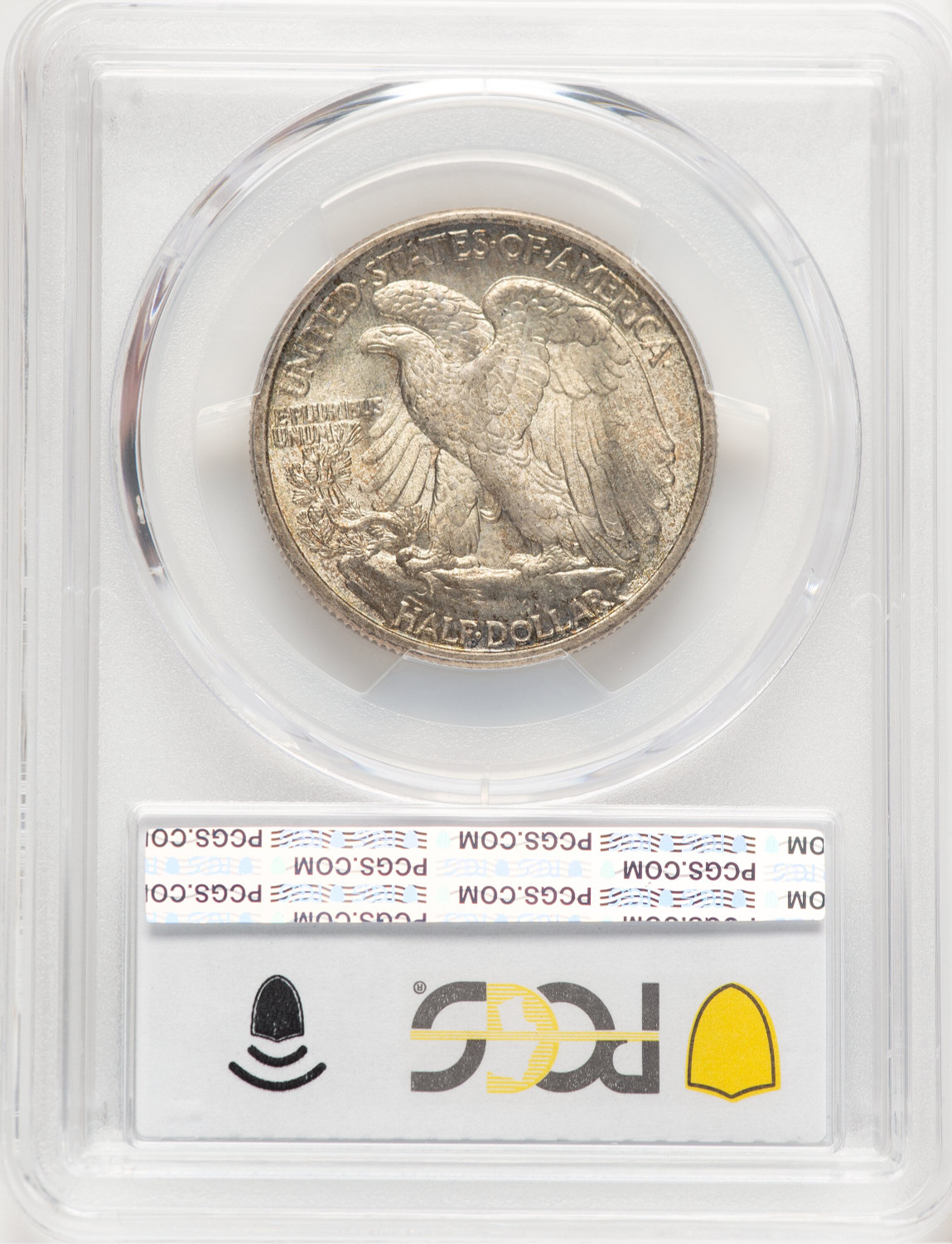 1917 50C Walking Liberty Half Dollar PCGS MS66. Second image.