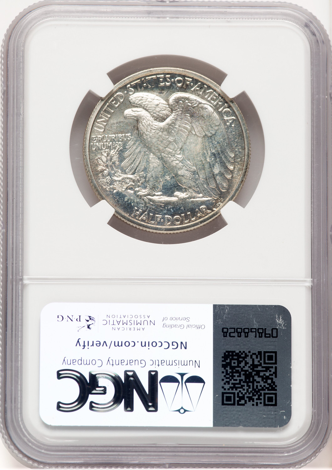 1939 50C Proof Walking Liberty Half Dollar NGC PR67+ (779406013). Second image.