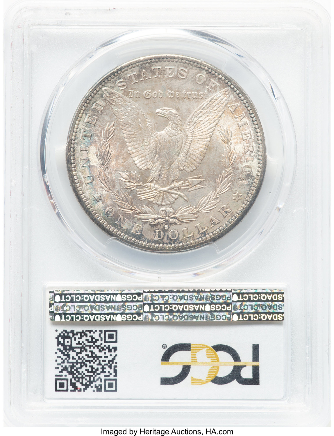 1882-S CAC Morgan Dollar PCGS MS67+. Second image.