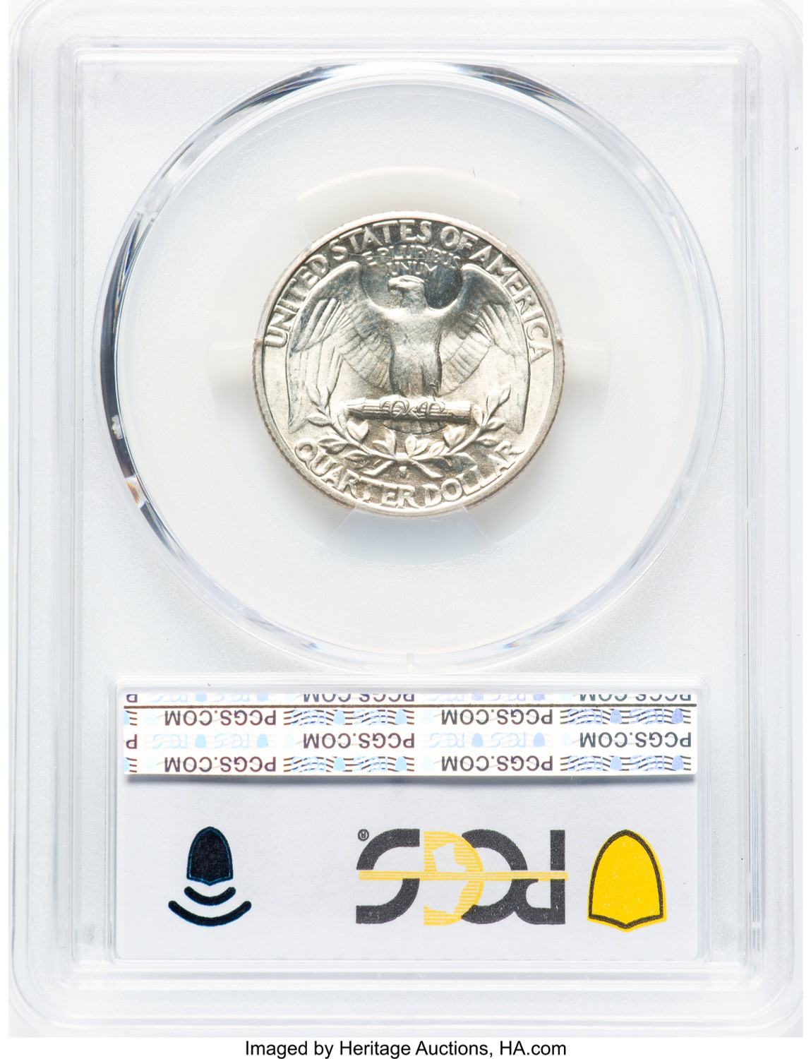 1943-S 25C FS-101 Washington Quarter PCGS MS65. Second image.