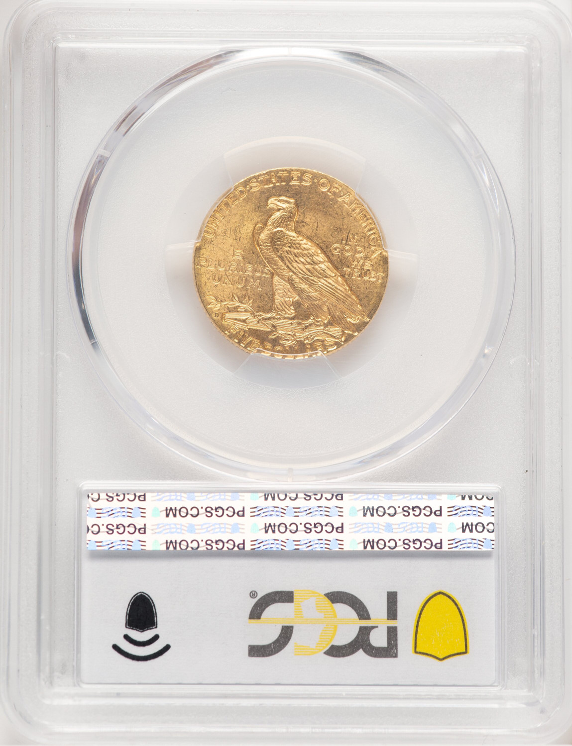 1908-D $5 Indian Half Eagle PCGS MS65 (780000007). Second image.