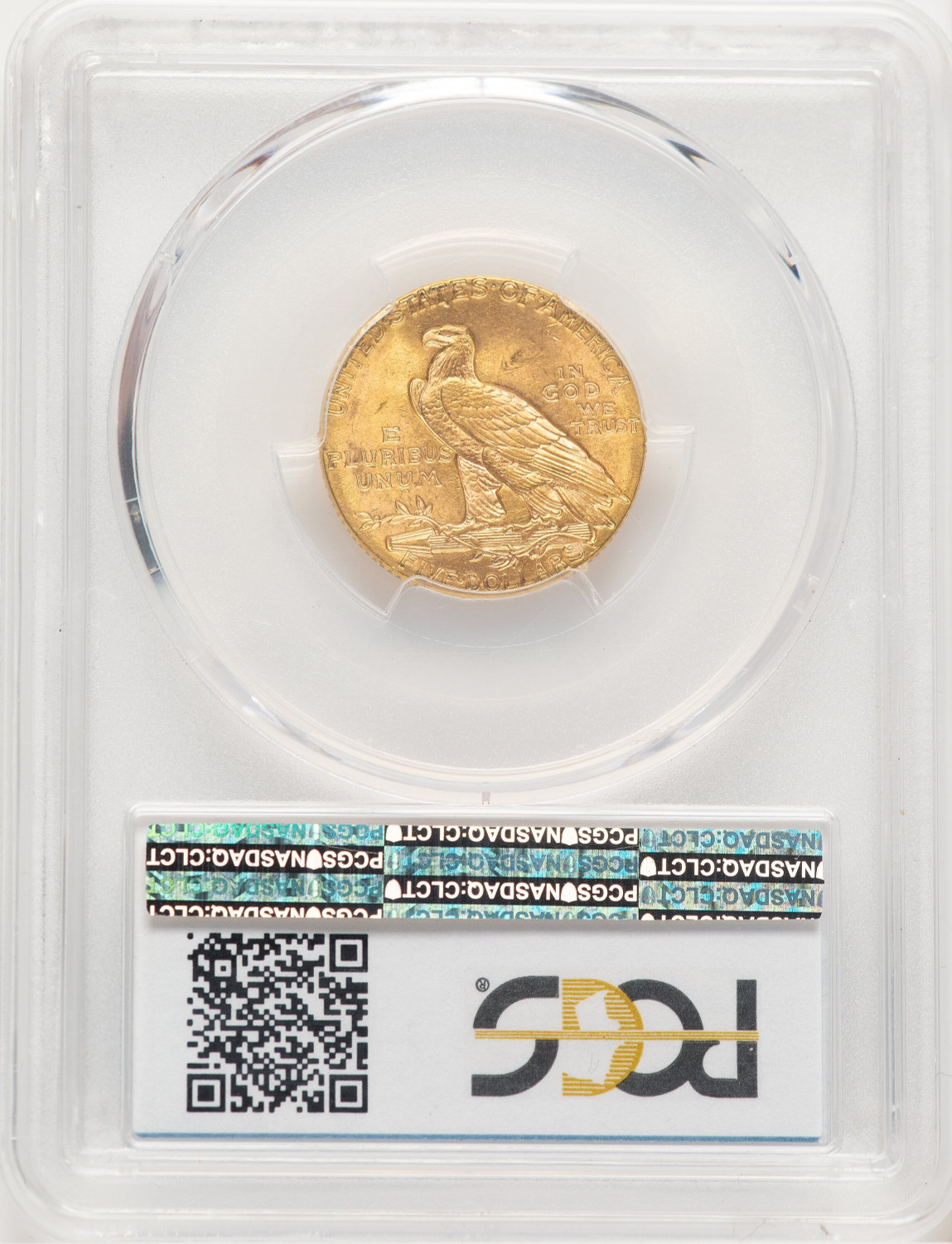 1912 $5 Indian Half Eagle PCGS MS65+ (780003004). Second image.
