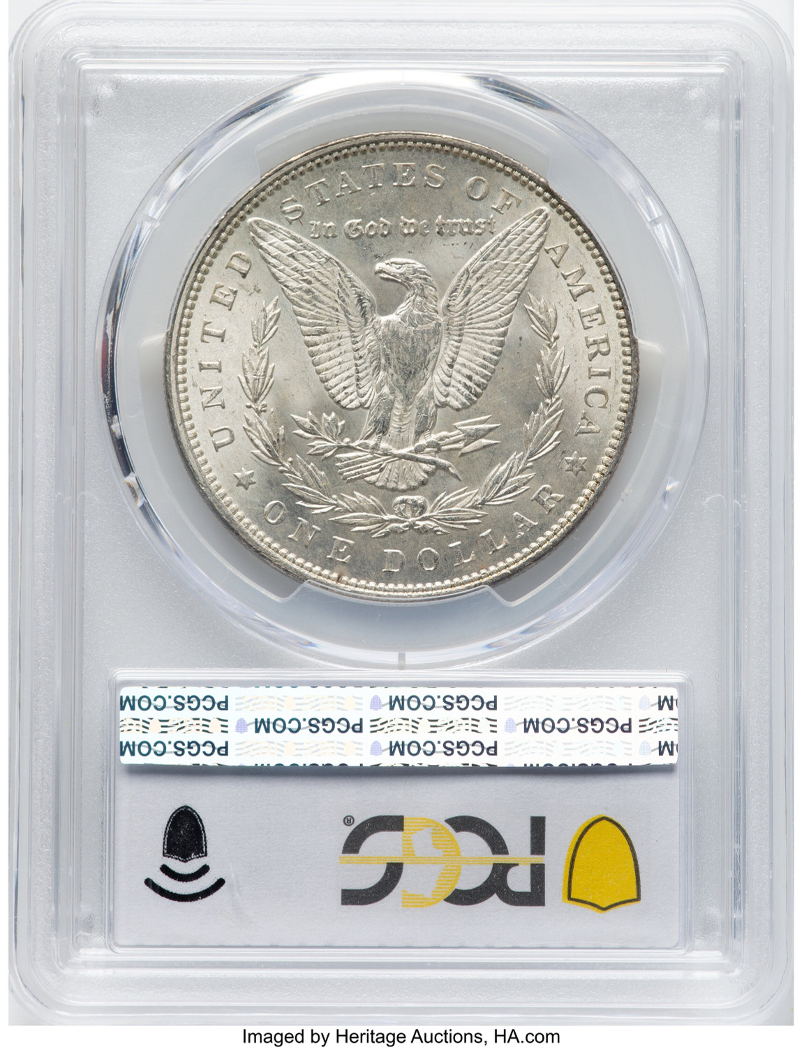 1892 Morgan Dollar PCGS MS63 (780153006). Second image.