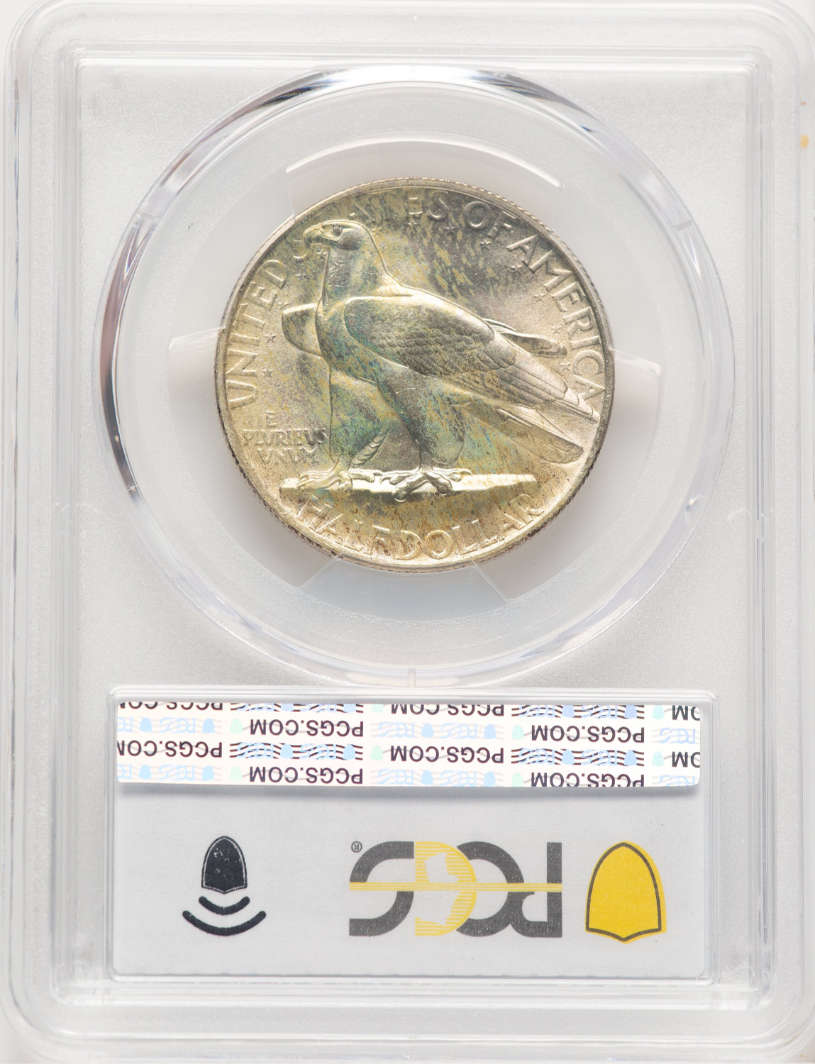 1935 50C Connecticut Commemorative Silver PCGS MS67 (779065006). Second image.