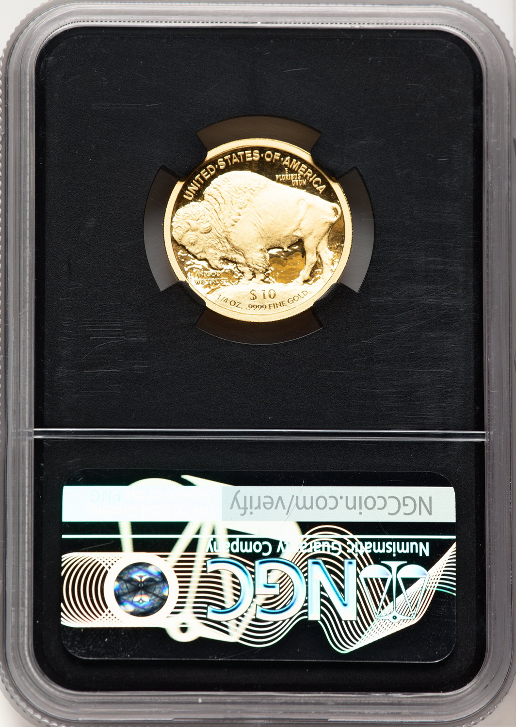 2008-W Proof Gold Buffalo 1/4 oz Anna Cabral NGC PF70 - LCR Coin