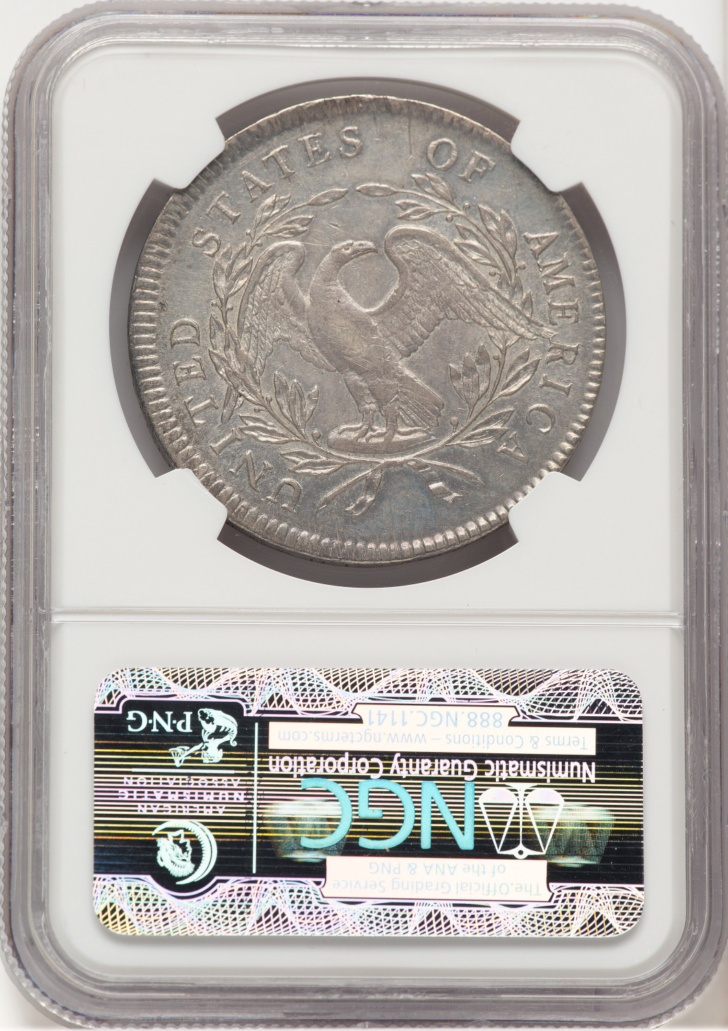 1795 Flowing Hair Three Leaves Early Dollar NGC AU55 - LCR Coin
