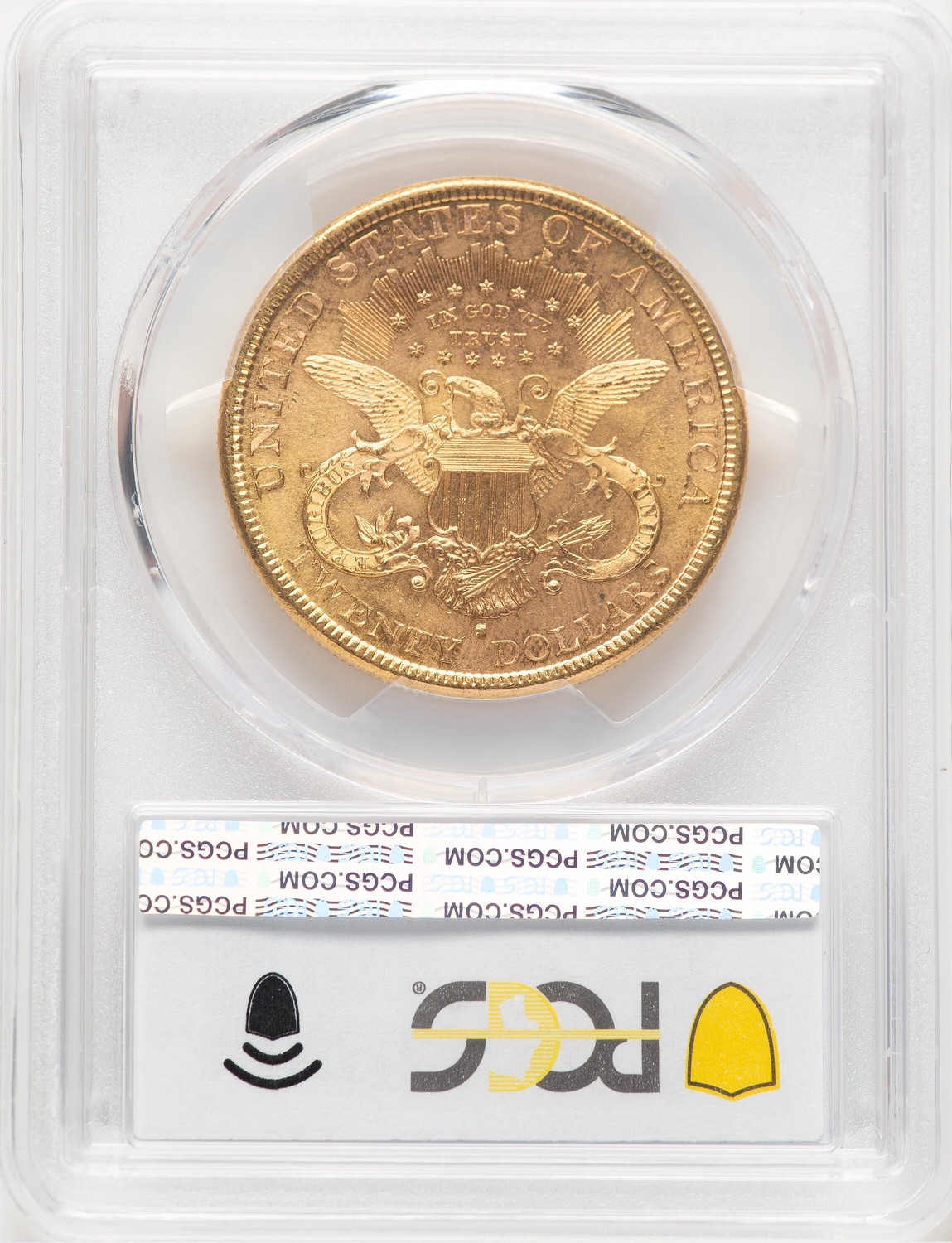 1883-S $20 Liberty Double Eagle PCGS MS63 (521567004). Second image.