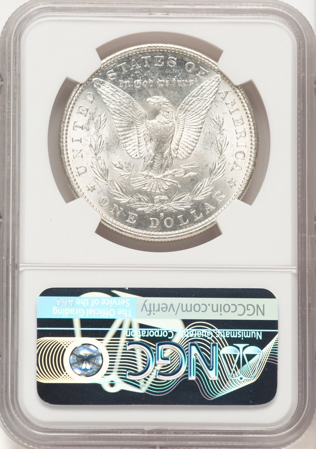1885-S Morgan Dollar NGC MS65. Second image.