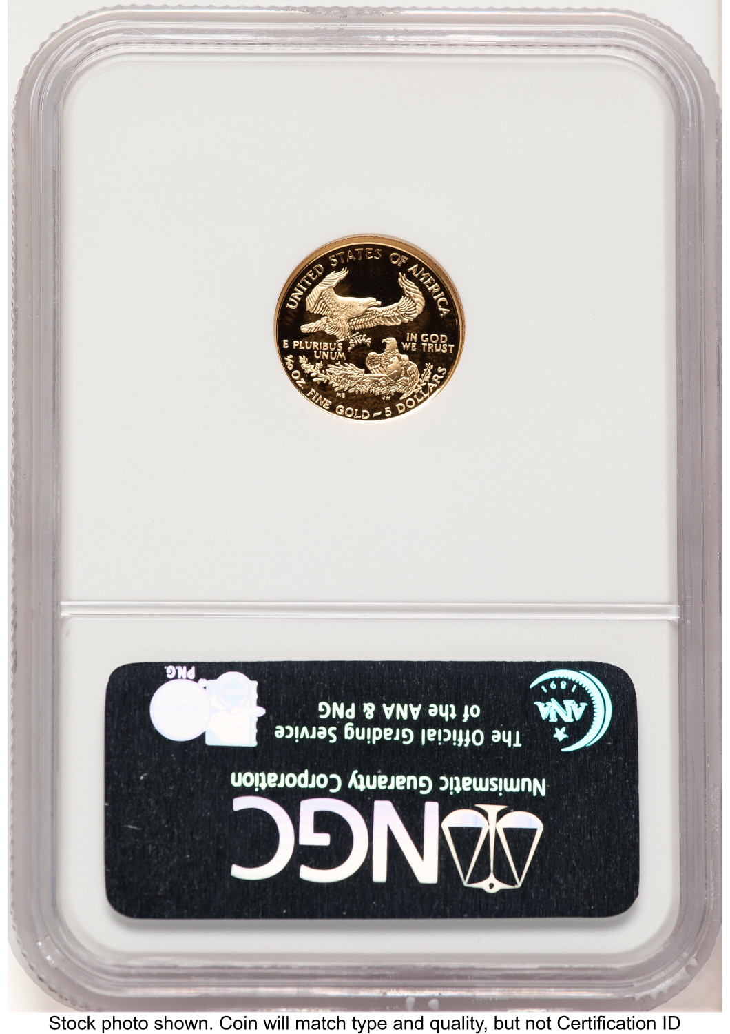 2007-W Proof Gold Eagle 1/10 oz ER Blue NGC PF70 - LCR Coin